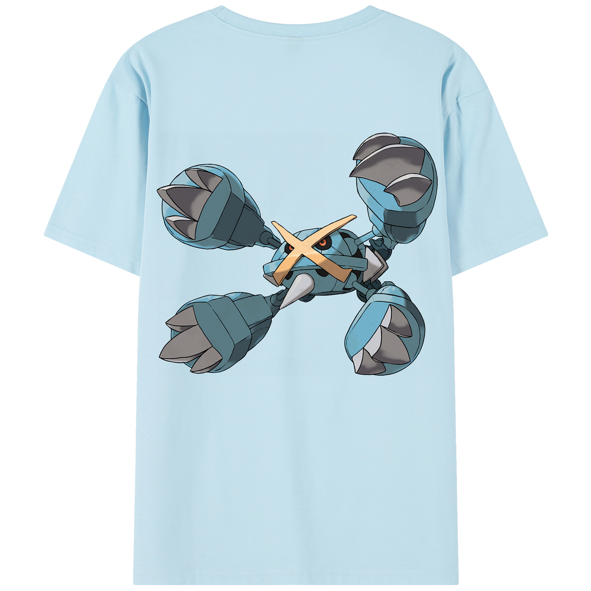 （画像用） ポケットモンスター Pokémon 綿100％半袖Tシャツ（背面プリント）